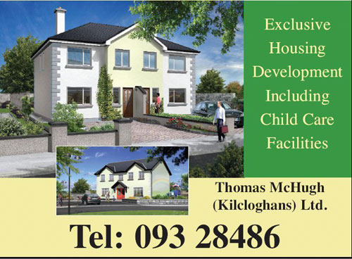 Tom McHugh Kilcloghans Creche